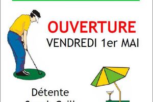 Montmerle Sur Saône:Ouverture du mini Golf Vendredi 1er Mai