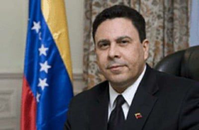 Gobierno venezolano designó a Samuel Moncada como...