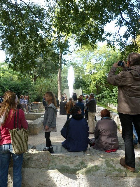 Fête des fées de l'Huveaune, Saint-Loup : inauguration de la fée Manon, 13 octobre 2012