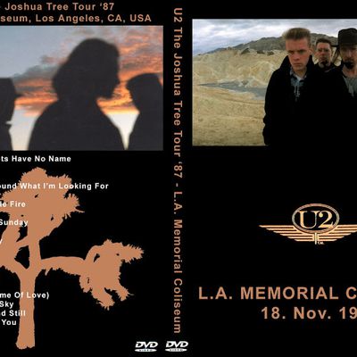 U2 -Joshua Tree Tour -18/11/1987 -Los Angeles USA - Memorial Coliseum #2