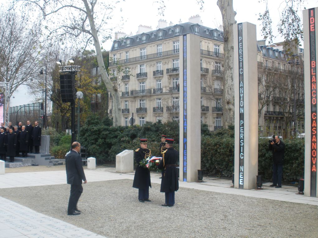 Cérémonies de commémoration du 5 décembre 2012 présidées à Paris par le ministre des anciens combattants Kader ARIF