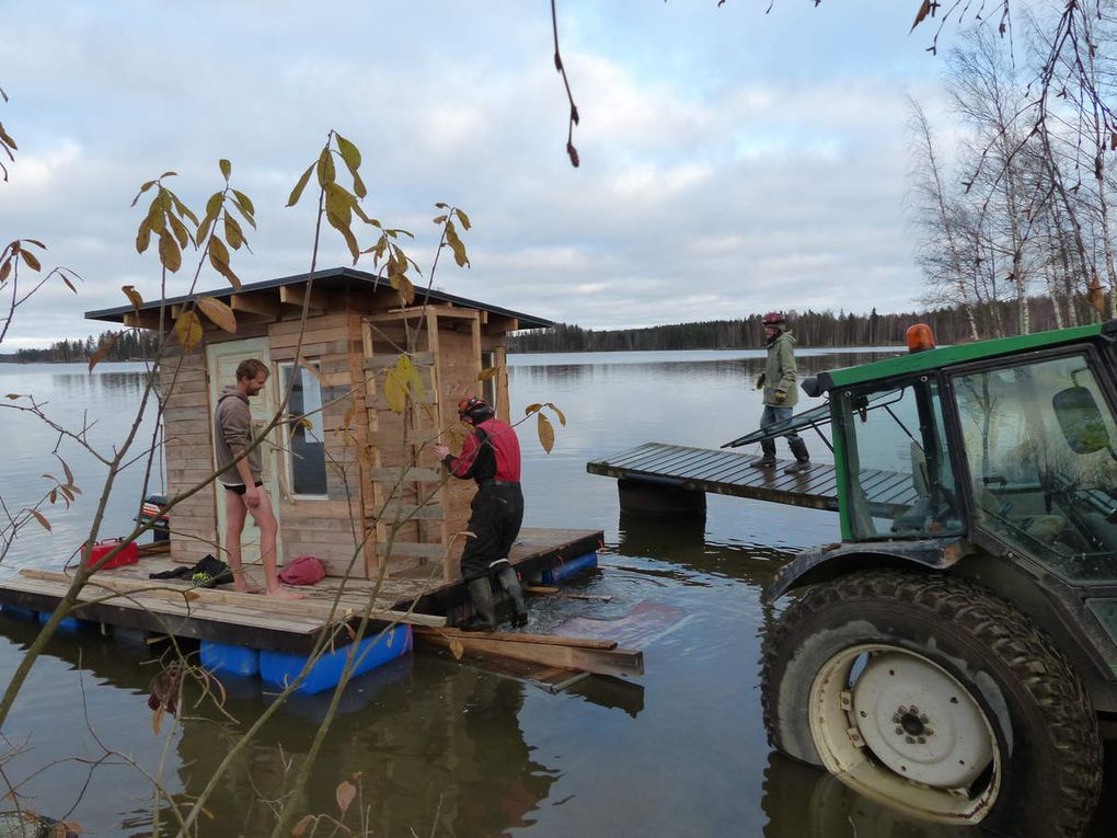 Flottera? Flottera pas? C'était la question dans toutes les têtes. Il est vite déséquilibré mais il flotte!!!!!