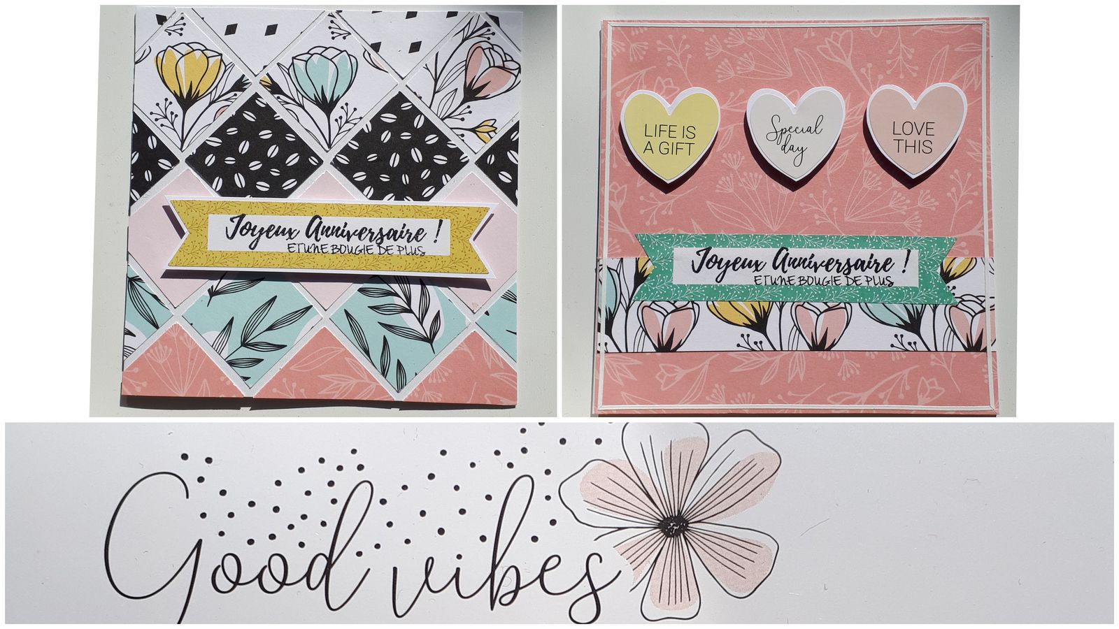 Carte Anniversaire D Agnes Et D Aurelie Les Petits Papiers D Elsa