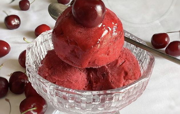 Sorbet à la cerise 