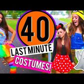 40 Last-Minute DIY Halloween Costumes! Niki and Gabi