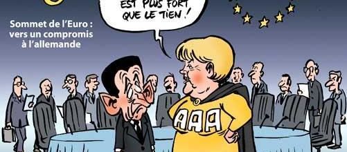 Sommet de l'euro : vers un compromis à l'allemande