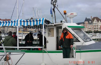 Dives sur Mer-Pêche sur le bateau- 01/12/2013