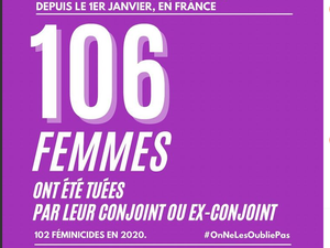 107 EMME  FEMMES  TUEES  SOUS LES  COUPS DE  SON  CONJOINTS EN  2021 