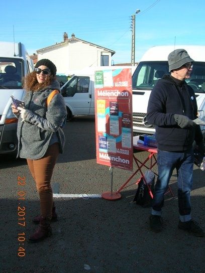 Une quinzaine de mobilisation normale pour la France Insoumise rochelaise