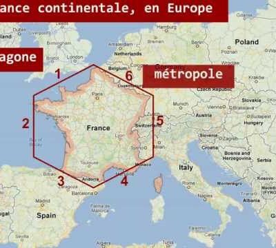 Le territoire français aujourd'hui