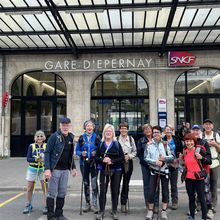 11 randonneurs d'Epernay à Reims