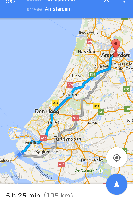 The way to Amsterdam 