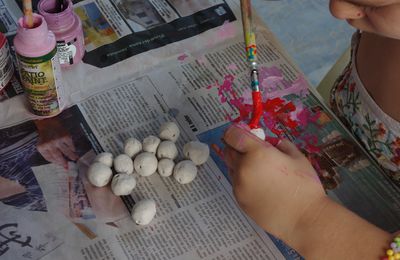 Perles en pâte à modeler