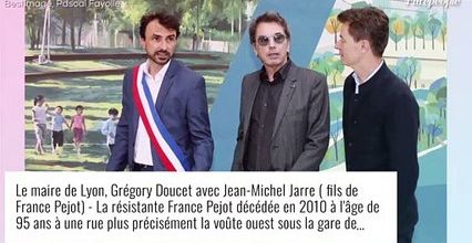 (Vidéo) Jean-Michel Jarre et sa fille Emilie inaugurent le passage France Pejot à Lyon le 12/07/2021