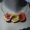 COLLIER 3 ROSES