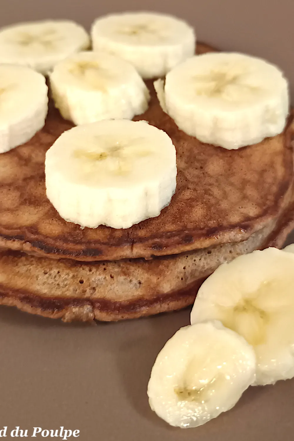 Pancakes aux bananes et cacao