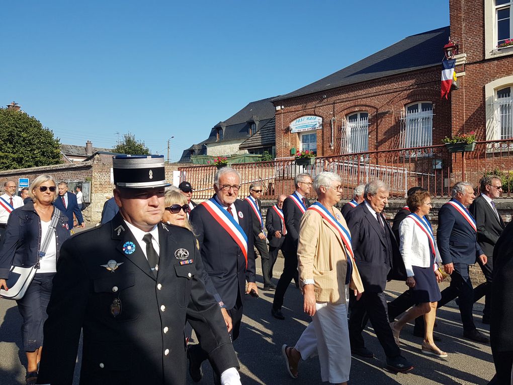 Marsoulas - Tavaux/Pontséricourt - Passage de drapeau de la Résistance