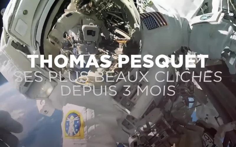 VIDÉO - Thomas Pesquet fête ses 3 mois dans...