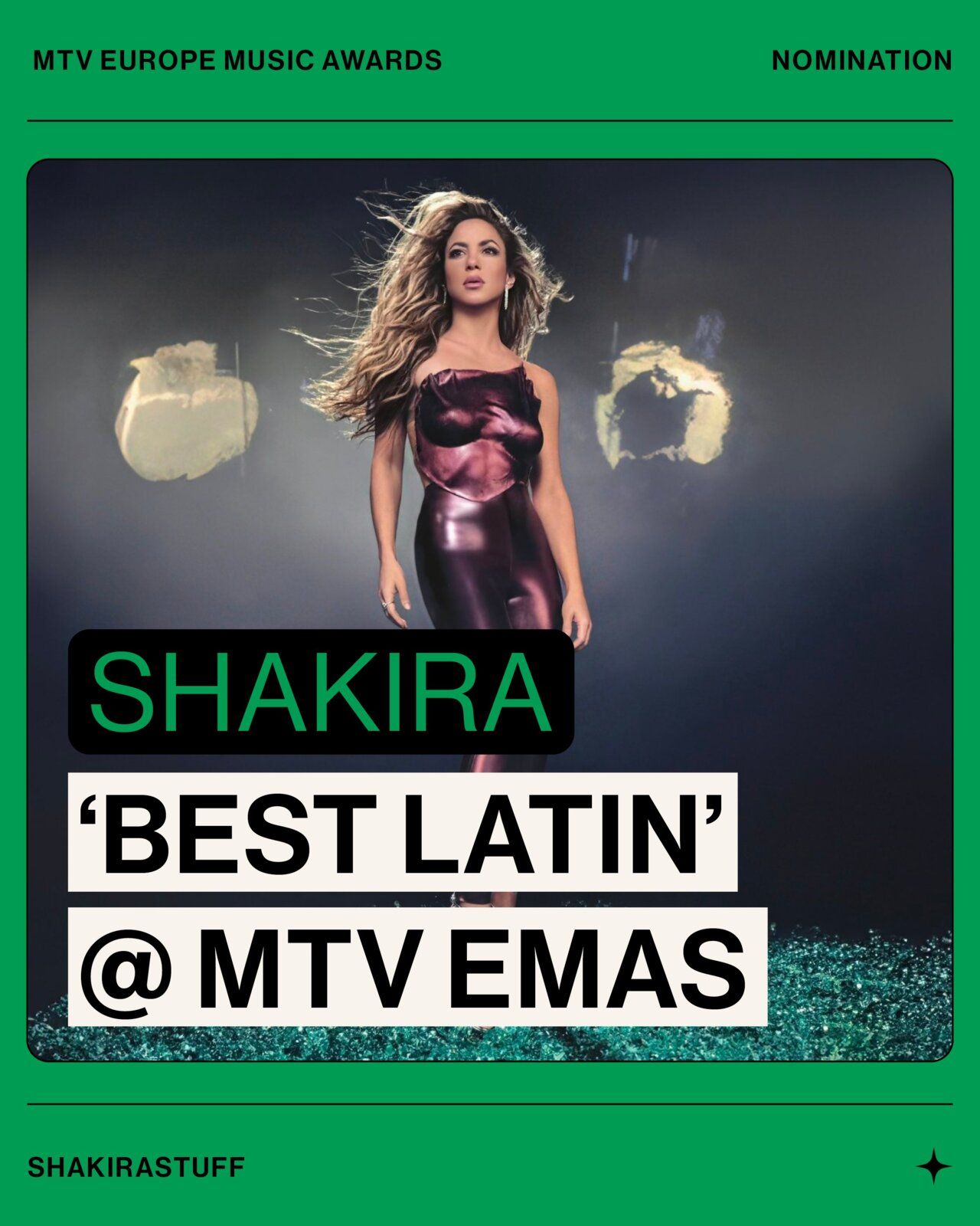MTV Europe Music Awards 2024 Shakira nominée ! Shakira France