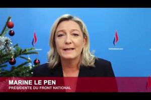 VOEUX DE MARINE LE PEN POUR 2015