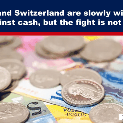 La Suède et la Suisse gagnent lentement la guerre contre l'argent liquide, mais le combat n'est pas encore terminé.