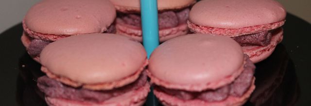 Macarons à la framboise