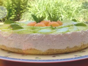 Cheesecake au concombre