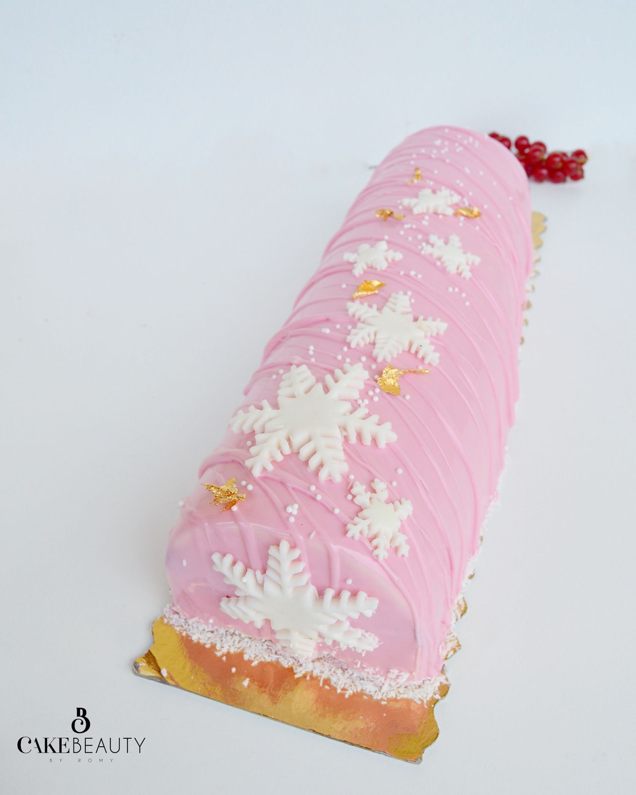 Bûche Vanille Framboises 