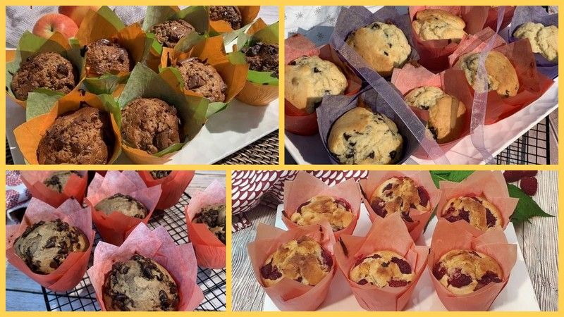 4 recettes de Muffins pour vos goûters