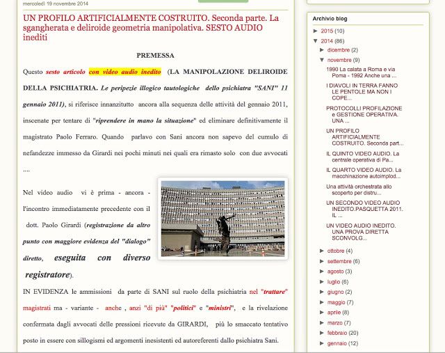 IL  TRUMAN SHOW CHE INCHIODA TUTTI MENO IL DESTINATARIO CHE LO HA SUBITO. ROSEMARY'S BABY POLANSKY LA BORGHESIA DEVIATA E SATANISTA IL QUARTIERE MONTEVERDE E PARIOLI NOMENTANO, CECCHIGNOLA E LATINA,  I TRAIT D'UNION CON L'APPARATO DEI SERVIZI E MILITARE DEVIATO.