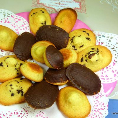 Madeleines au chocolat ou pas, on aimera ça !