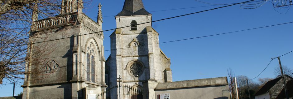 WAILLY-BEAUCAMPS ( 62): son église, une chapelle ,son calvaire