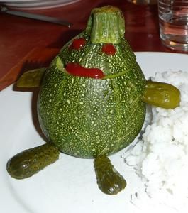 Bonhomme courgette