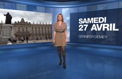 Gennifer Demey Météo M6 le 27.04.2024