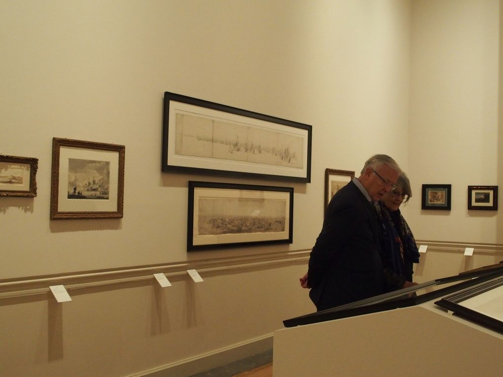 Vues de l'exposition Dessins néerlandais de paysage. Collection John et Marine van Vlissingen. Fondation Custodia, Paris © photographies Le Curieux des arts Antoine Prodhomme, 2016