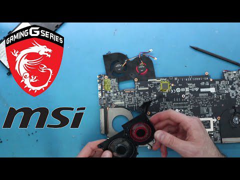 How replace MSI GS65 thin stealth fan rattling - MSi Laptop Repair