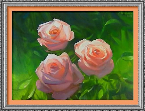 Dessin et peinture - vidéo 2533 : Comment rendre la transparence des pétales de roses ? - Acrylique ou huile 