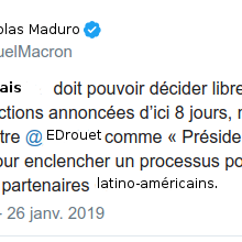 Ultimatum de Nicolas Maduro à Emmanuel Macron