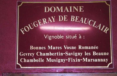 Bienvenue au Domaine Fougeray de Beauclair