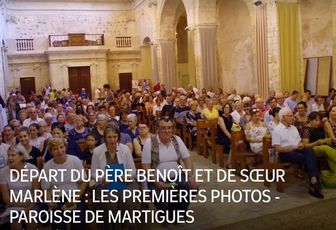 DÉPART DU PÈRE BENOÎT ET DE SŒUR MARLÈNE 