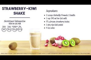 Shake fraise & kiwi