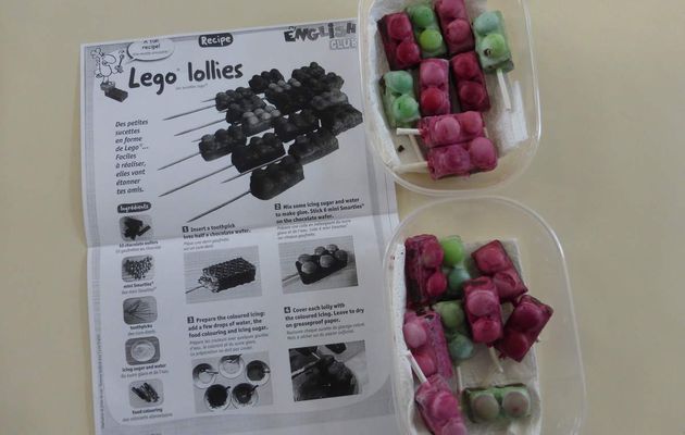 Lego lollies : Les sucettes Lego