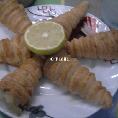 cornet en pate feuilletée