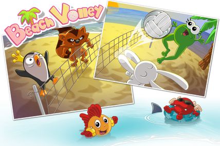 Beach Volley : jeu flash de grattage sur Prizee