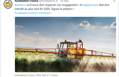 Loi agriculture et alimentation et glyphosate : un peu de décence et de bon sens, SVP