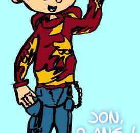 Un dessin de p'tit Jon