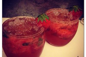 Mojito Fraises ( sans alcool ) 