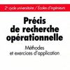 Précis de recherche opérationnelle