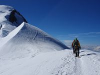 du bivouac Vallot à la première Bosse - Mont Blanc