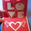 Kirigami gratuit Love smiley